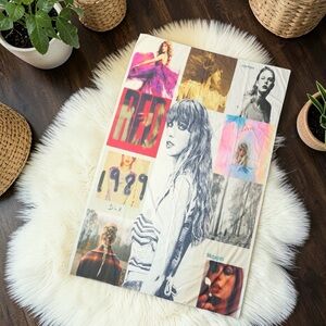 Taylor Swift Eras Collage Print Swiftie Fabric Wall Art Poster